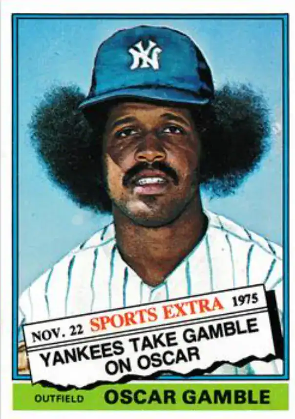 5 Incredible 1976 Topps Baseball Cards For Collectors To Chase 5 oscar gamble