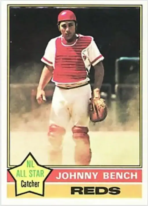 5 Incredible 1976 Topps Baseball Cards For Collectors To Chase 6 Johnny Bench