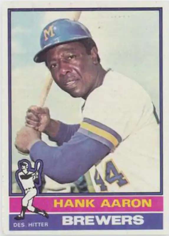 5 Incredible 1976 Topps Baseball Cards For Collectors To Chase 3 hank aaron