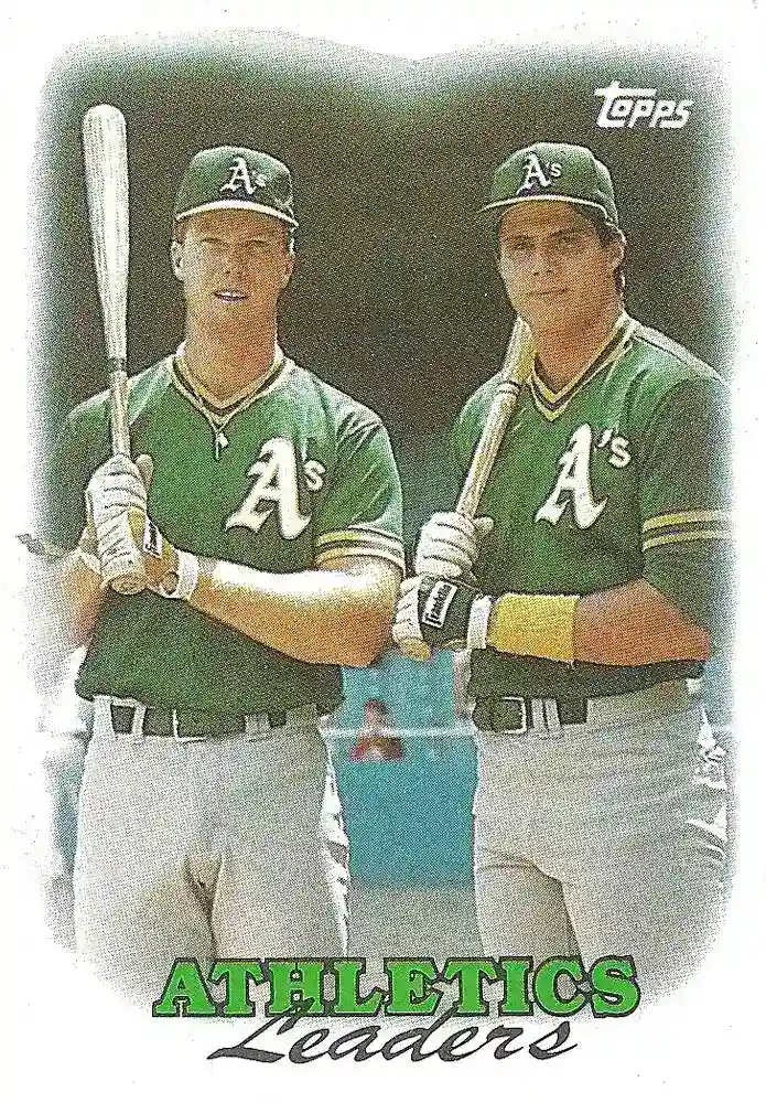 5 Iconic 1988 Topps Baseball Cards for Serious Collectors 3 bash brothers