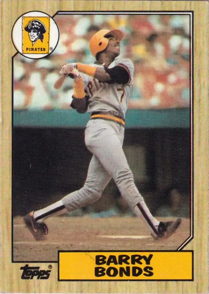 5 Classic 1987 Topps Baseball Cards That Collectors Still Love 3 Barry Bonds