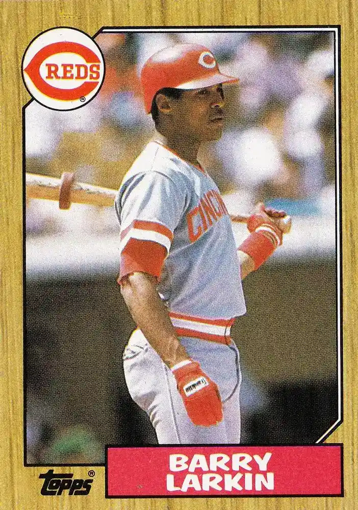 5 Classic 1987 Topps Baseball Cards That Collectors Still Love 4 Barry Larkin