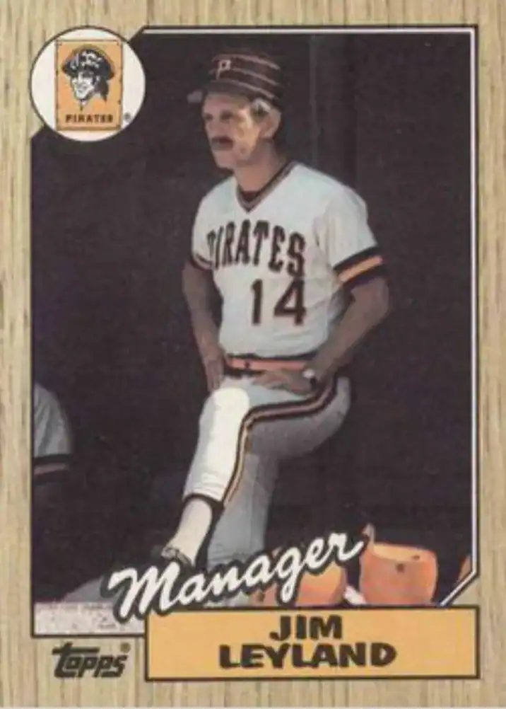 5 Classic 1987 Topps Baseball Cards That Collectors Still Love 5 Jim Leyland