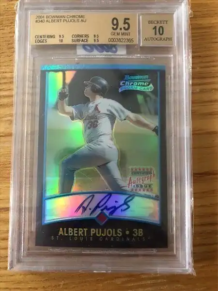 This Albert Pujols Rookie Card Auto Is Available For Nearly $200K 2 Albert Pujols rookie card