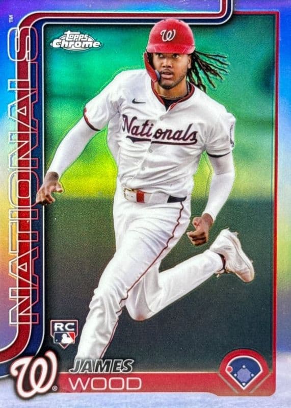 5 Interesting 2025 Topps Chrome Rookie Cards Worth Chasing 2 James Wood