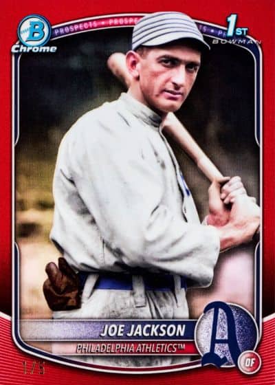 A New Shoeless Joe Jackson Baseball Card? Topps Has Made It Happen 2 Joe Jackson baseball card