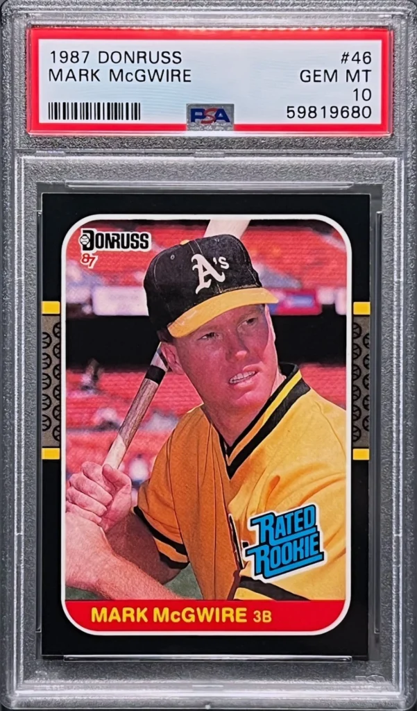 5 Must-Have 1987 Donruss Baseball Cards For Your Collection 4 mark mcgwire