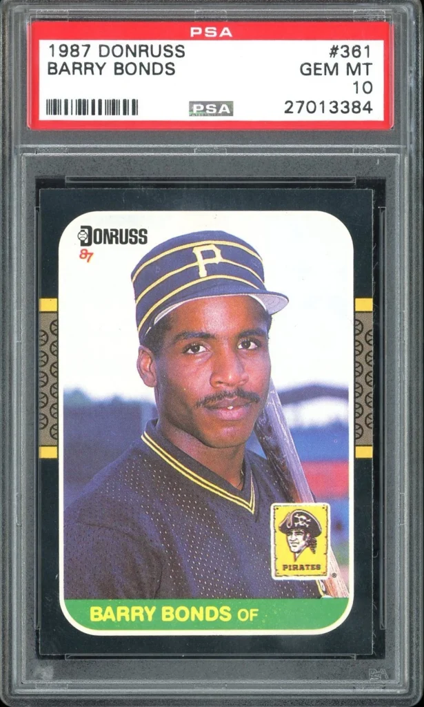 5 Must-Have 1987 Donruss Baseball Cards For Your Collection 3 barry bonds
