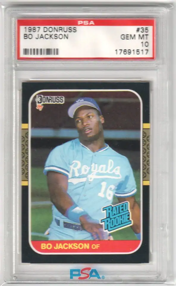 5 Must-Have 1987 Donruss Baseball Cards For Your Collection 5 bo jackson