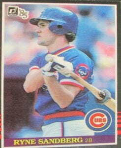 5 Awesome 1985 Donruss Baseball Cards (& Their Current Value) 2 ryne sandberg