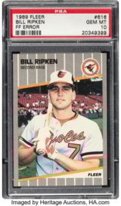 1989 billy ripken error card