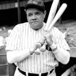 signed babe ruth card