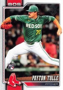 Which 2026 Topps Series 1 Rookie Baseball Cards Are At The Top of Your List? 3 payton tolle