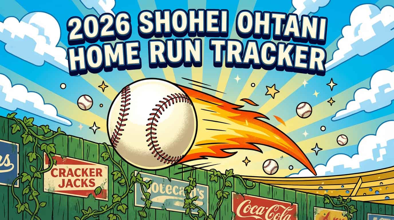 2026 Shohei Ohtani Home Run Tracker (Stats & Videos) 1 2026 Shohei Ohtani Home Run Tracker (Stats & Videos)