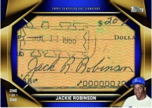 10 Incredible Topps Series 1 Baseball Autograph Cards For Serious Collectors 3 jackie robinson