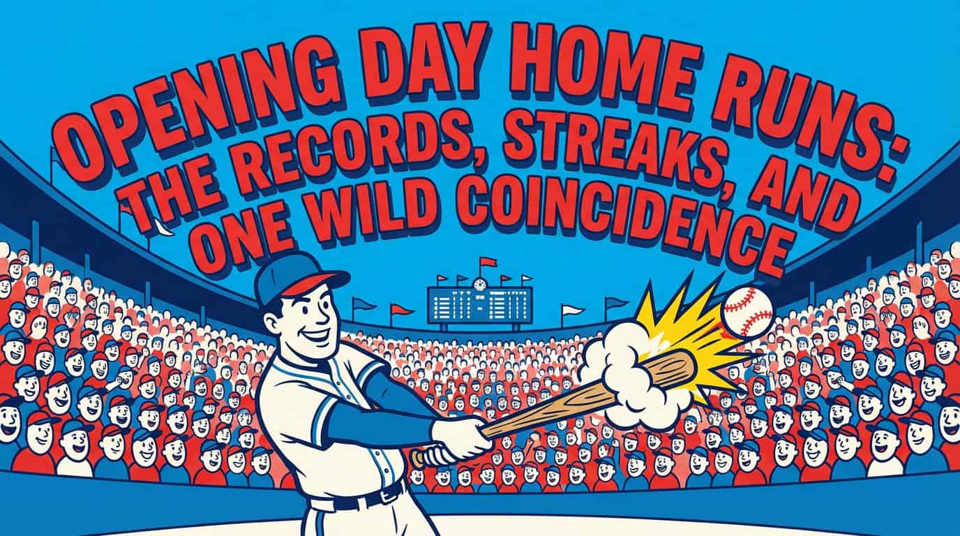 Opening Day Home Runs: The Records, Streaks, and One Wild Coincidence 15 Opening Day Home Runs: The Records, Streaks, and One Wild Coincidence