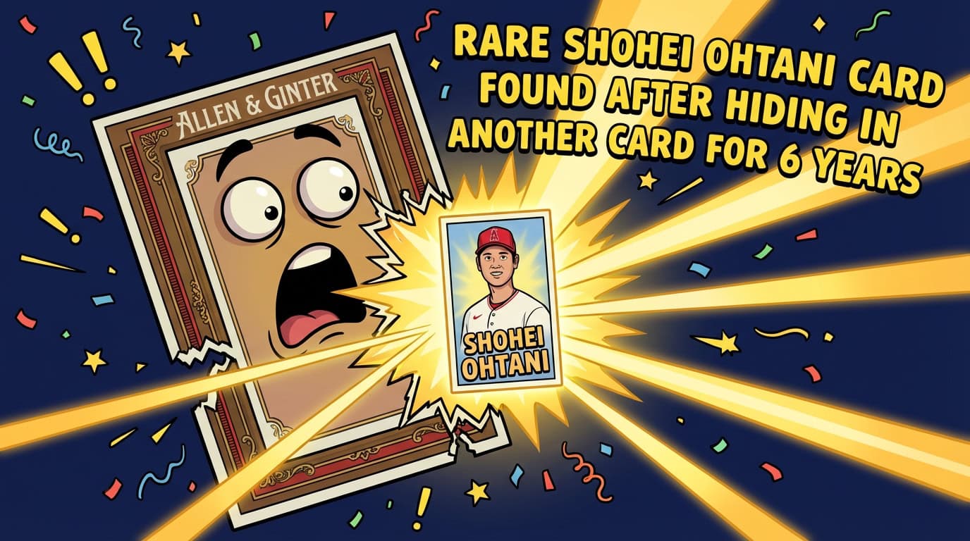 Rare Shohei Ohtani Card Found After Hiding in Another Card for 6 Years