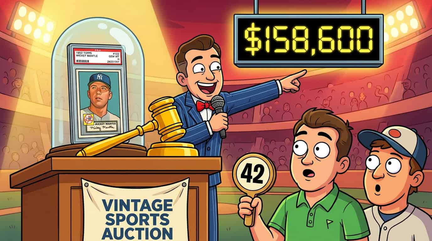 Fred Couples' 1952 Topps Mickey Mantle Card Sold for $158,600 — at PSA 2.5 1