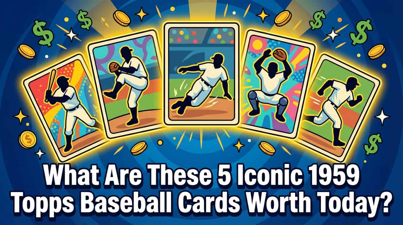 What Are These 5 Iconic 1959 Topps Baseball Cards Worth Today?