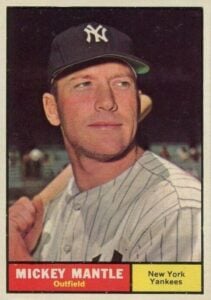1961 Topps Baseball Complete Set Chases $600K Estimate at Auction 3 mickey mantle 1961 topps baseball