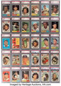 1961 Topps Baseball Complete Set Chases $600K Estimate at Auction 2 1961 Topps Baseball Complete Set