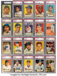 Bidding for 1952 Topps Baseball Complete Set Approaching $300K 2 1952 Topps Baseball